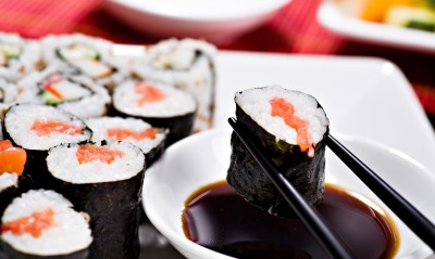 еда роллы суши японская кухня