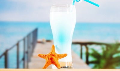 коктейль, морская звезда, отдых