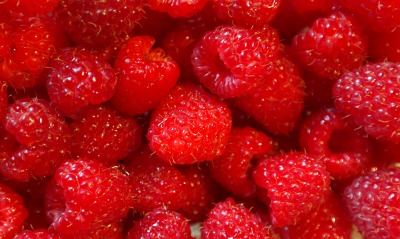 ягоды малина крупный план красная спелая