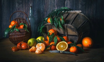 апельсин, натюрморт