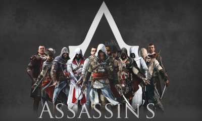 assassins creed постер персонажи