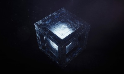куб, свечение