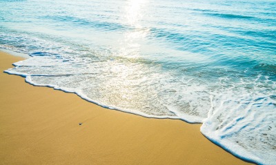 море пляж лето берег песок прибой