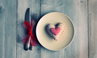 сердце тарелка