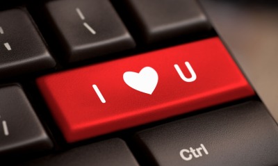 кнопка клавиша красная любовь