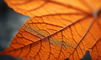 осенний лист лист макро