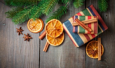 новый год праздники глинтвейн апельсин корица