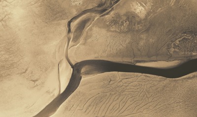 пустыня река вид сверху высота