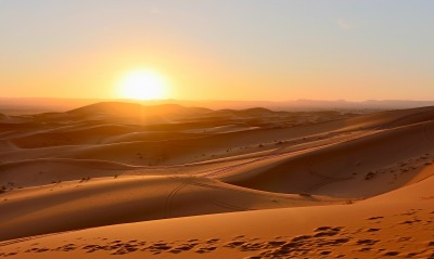 пустыня, солнце