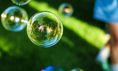 отражение, пузырь