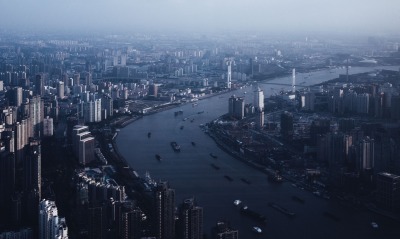шанхай река город высота