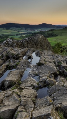 камни скалы черные исландия